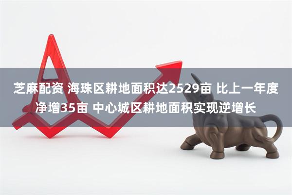 芝麻配资 海珠区耕地面积达2529亩 比上一年度净增35亩 中心城区耕地面积实现逆增长